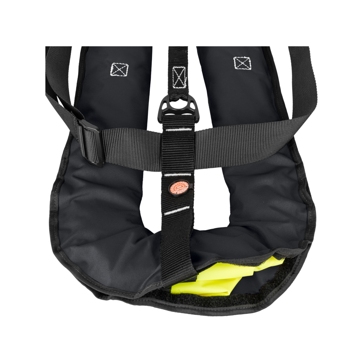 2er-Set 12skipper Automatik-Rettungsweste 300N ISO mit Harness, schwarz inkl. 2 Wartungskits