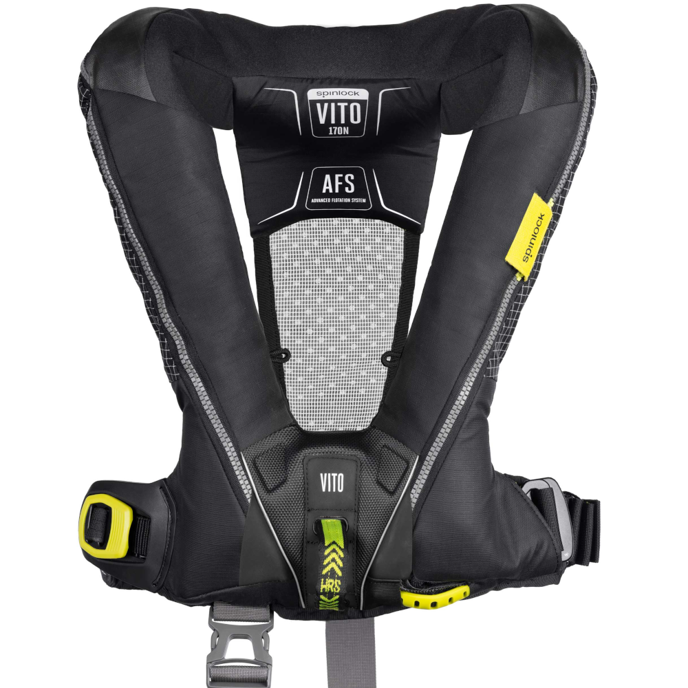 Spinlock Deckvest Vito AFS Automatik-Rettungsweste 170N, schwarz